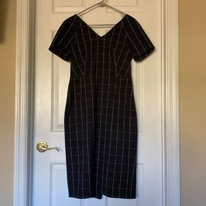 Banana Republic windowpane dress. Sz M.